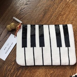 Kate spade hand beaded clutch